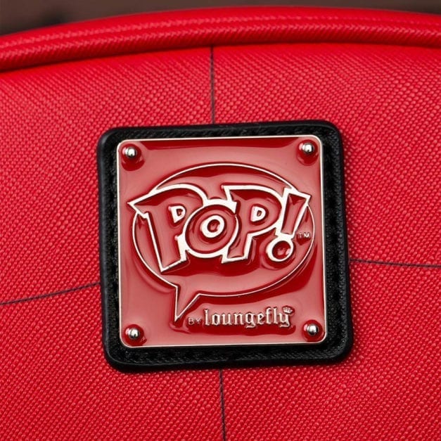 Close-Up photo of the POP! by Loungefly Authentic Enamel Logo Seal.