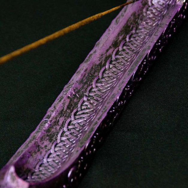 Purple Dragon Incense Burner - Interior Detail