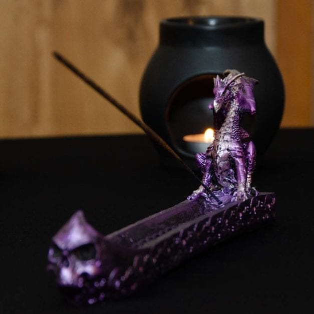 Purple Dragon Incense Burner - Wide Photo