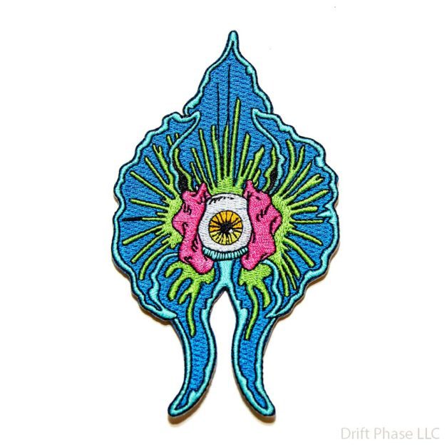 Sean Deitrich Blue Orchid Large Embroidered Patch