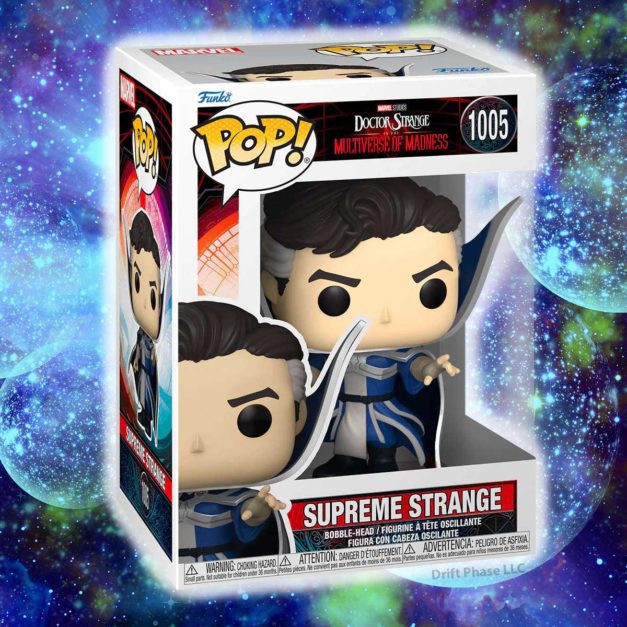 Packaging photo of Supreme Strange - Dr, Strange Funko Pop #1003