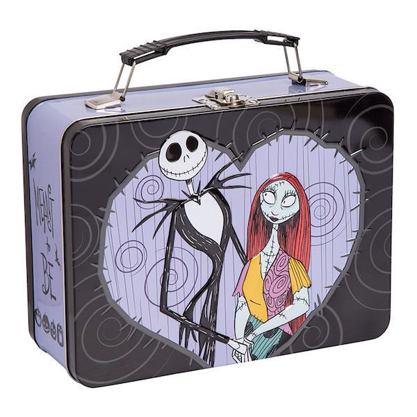 Front - The Nightmare Before Christmas Jack & Sally Large Tin Tote