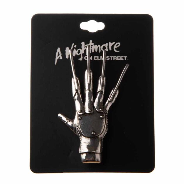 The Nightmare On Elm Street Freddy Claw Lapel Pin - Packaging