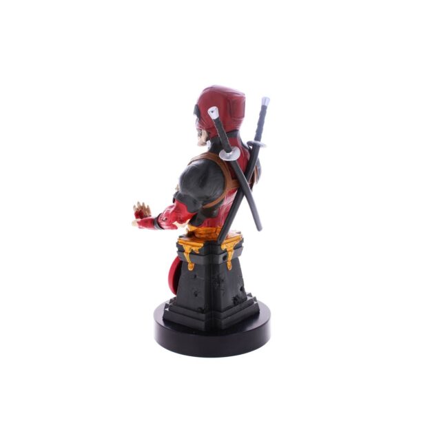 Back side view of the Deadpool Cable Guy Controller holder for X-Box or PS5.
