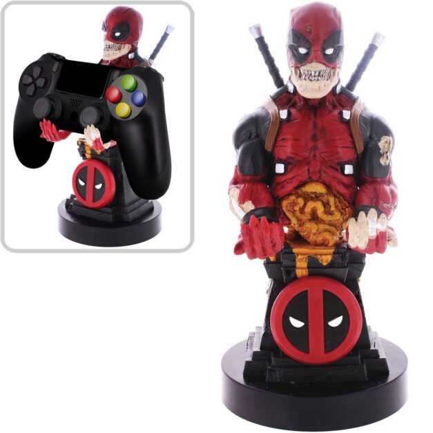 Front and side combo view of the Deadpool cable guy controller holder.