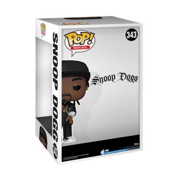 Snoop Dogg 10" Funko Pop! Figure - Box Back
