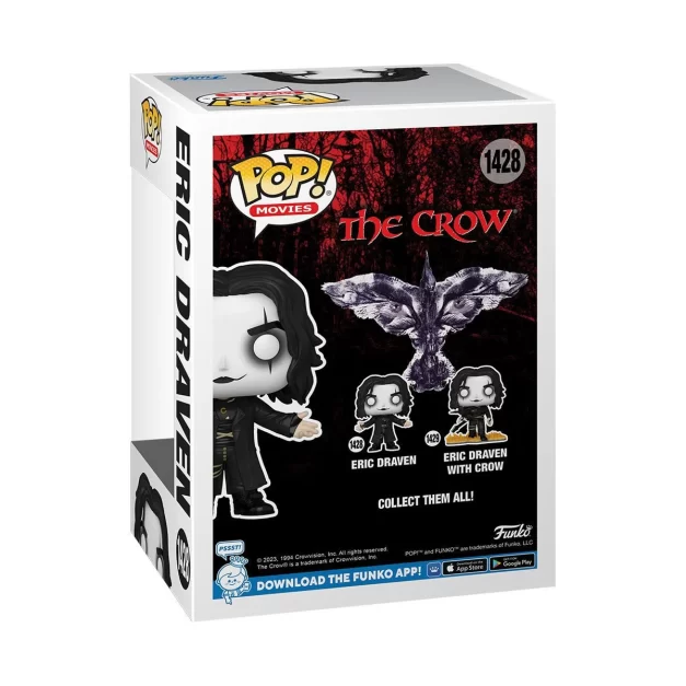 The Crow - Eric Draven Funko Pop! #1428 - Back of Box