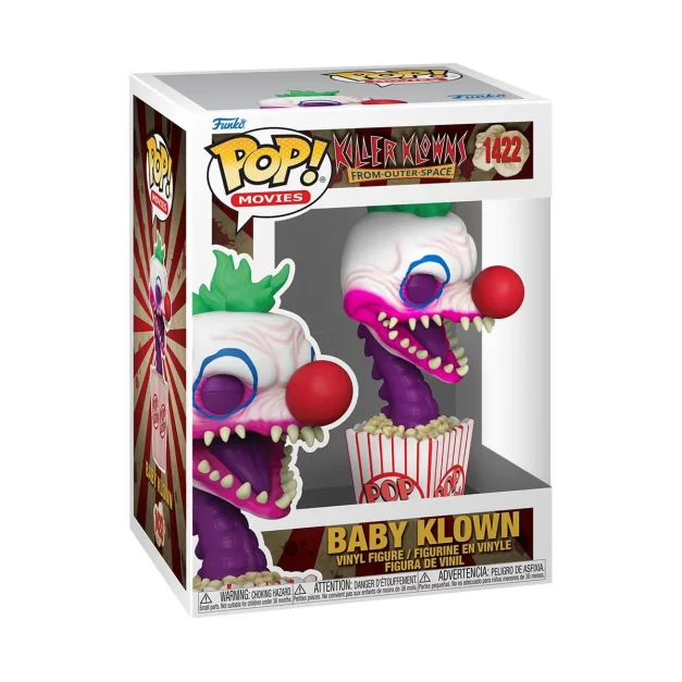 Killer Klowns from Outer Space Baby Klown Funko Pop! Vinyl Figure #1422 - Box Front