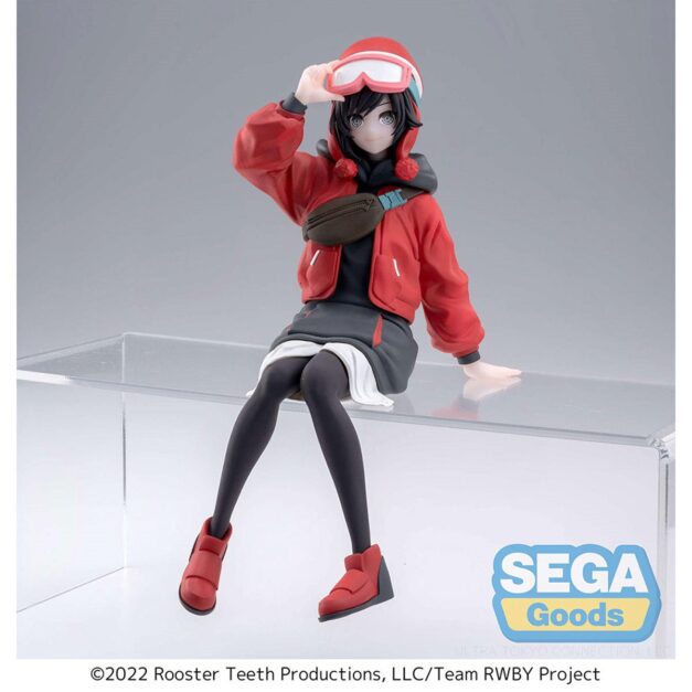 Ruby Rose Statue on Clear Plastic Stand