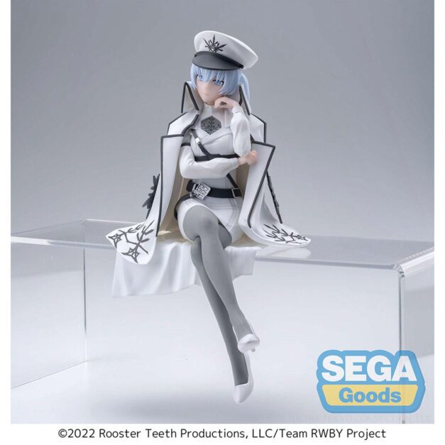 Angled View of Weiss Schnee Statue on Clear Stand