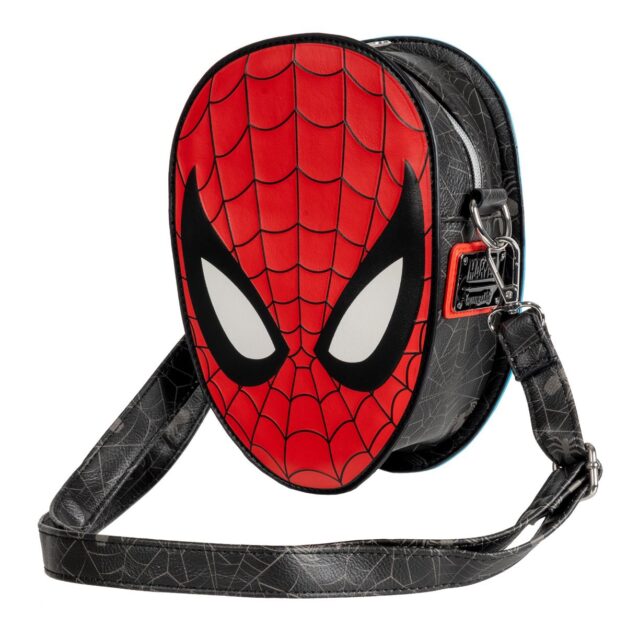 Right Angle View of Spider-Man Side on Loungefly Purse