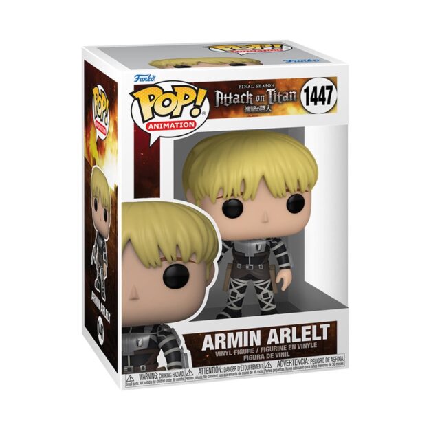 Box of Attack on Titan Armin Arlelt Funko Pop! Vinyl Figure #1447
