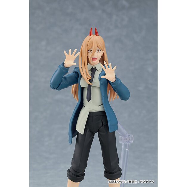 Surprised Power Figma with Hands Raised - Front Profile