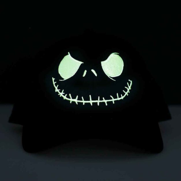 Glow-in-the-Dark Feature of Jack Skellington Hat