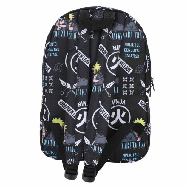 Back view of Naruto Icons Laptop Backpack
