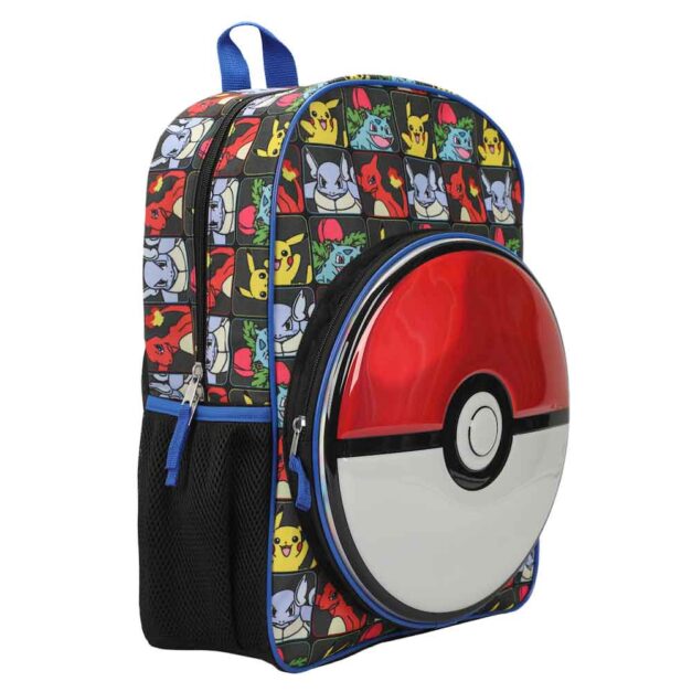 Right side of Pokemon Pokeball Backpack