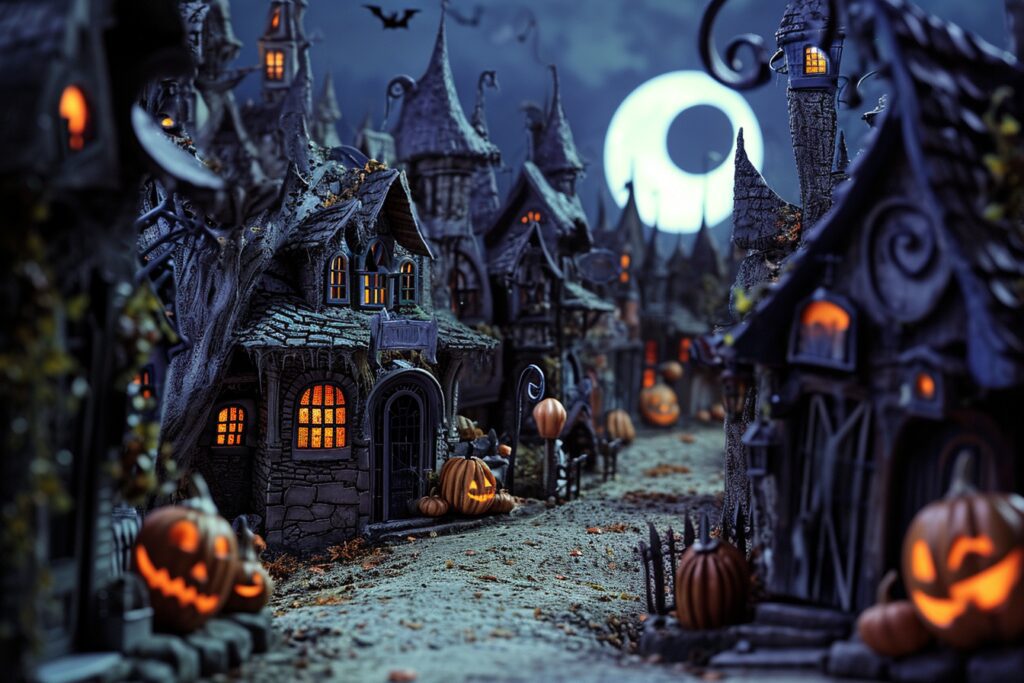 Halloween Town from The Nightmare Before Christmas 