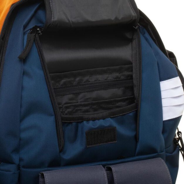 Naruto laptop backpack front utility pocket interior view