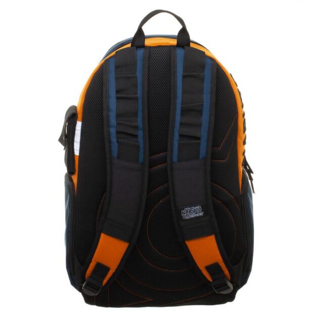 Back side view of Naruto Built Up Utility Laptop Backpack