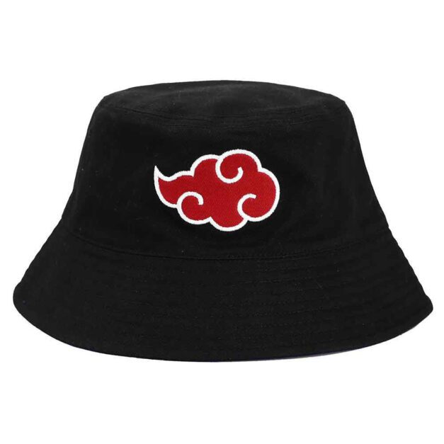 Naruto Shippuden Akatsuki Cloud Reversible Bucket Hat front view