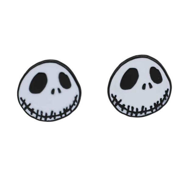 Close-Up of Jack Smiling Earrings from The Nightmare Before Christmas Set