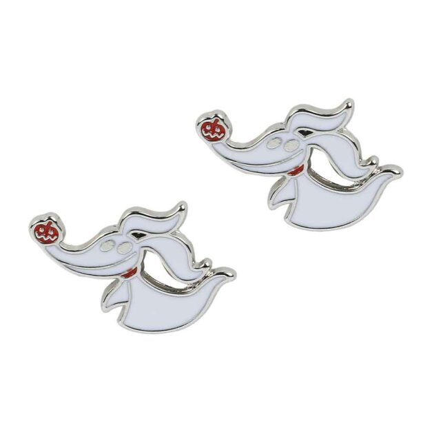 Close-Up Photo of Zero the Ghost Dog Earrings from The Nightmare Before Christmas