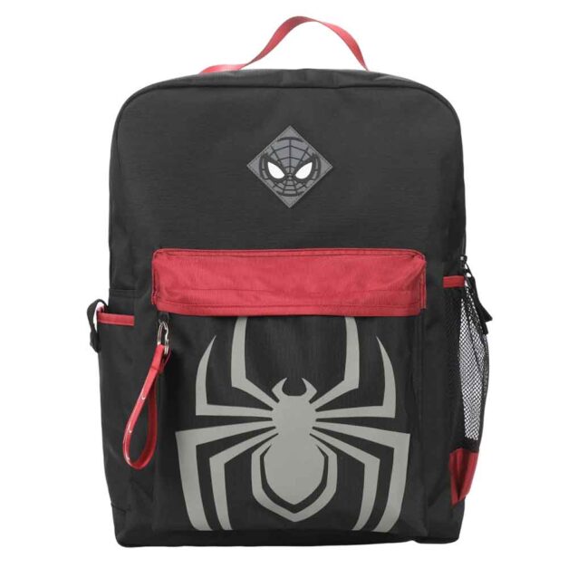 Front View of Spider-Man Laptop Backpack