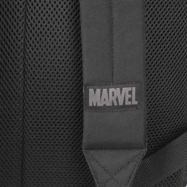 Marvel Branding on Backpack Strap