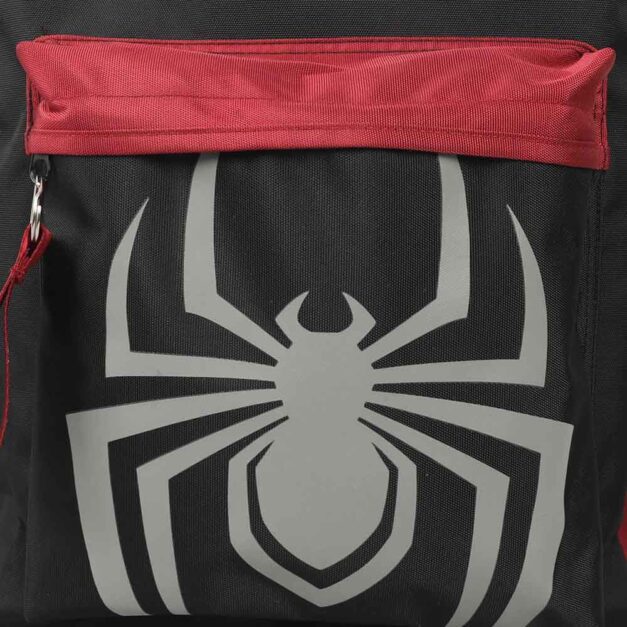 Grey Spider Screen Printing on Backpack