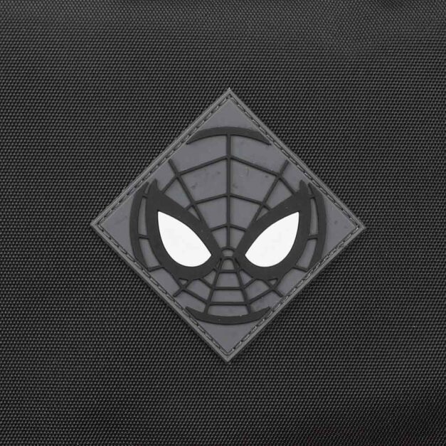 Black and Grey Spider-Man Emblem Detail