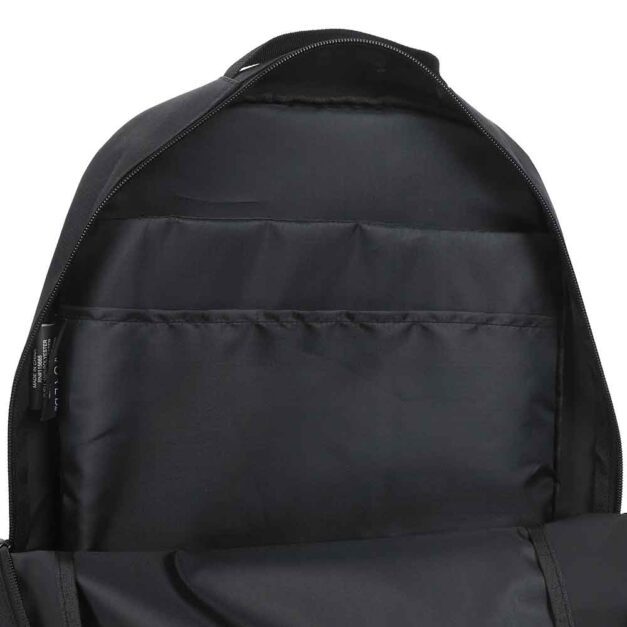 Interior view of Spy x Family backpack with laptop slip pocket