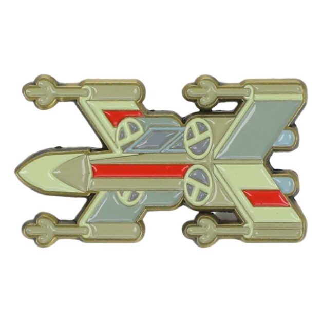 X-Wing enamel pin from Star Wars set on DriftPhase.com.