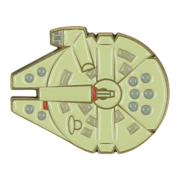 Millennium Falcon enamel pin from Star Wars set on DriftPhase.com