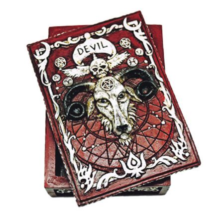 Baphomet Tarot Card Box / Trinket Box