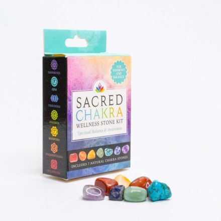 Sacred Chakra Wellness Stone Kit - Spiritual Balance & Awareness